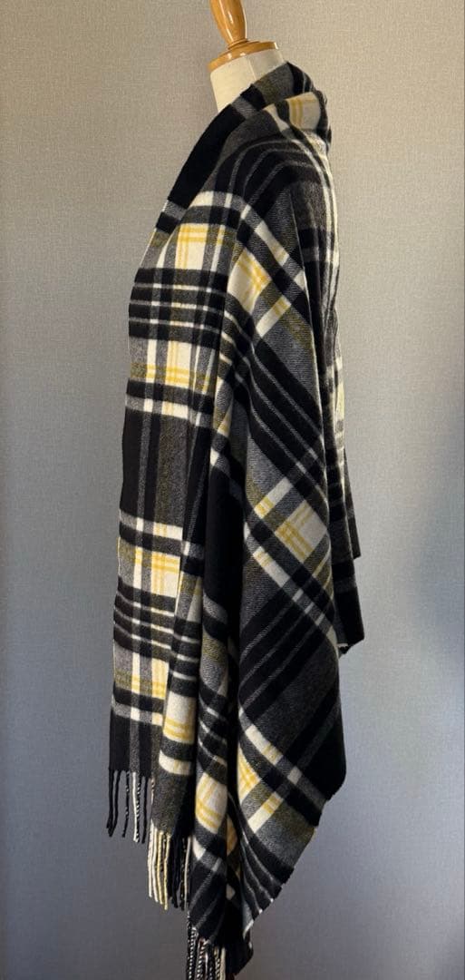 【Johnstons of Elgin】　カシミヤ チェックストール