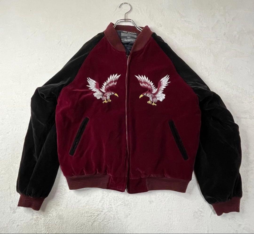 ト*ン様 TEN CARAT U.S.S. MIDWAY スカジャン L ボルド