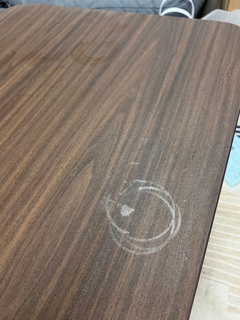 10/6まで出品　ダークブラウン　昇降テーブル