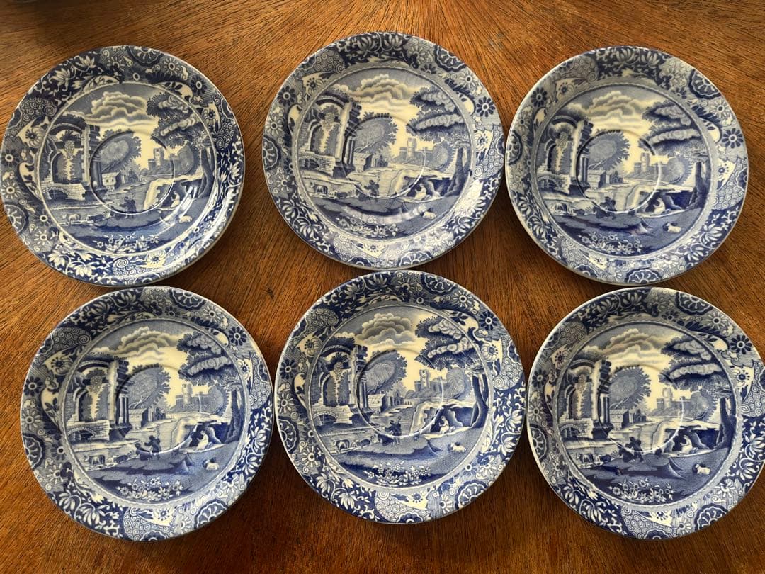 スポード社製　ブルーイタリアンティーセット　26点セット