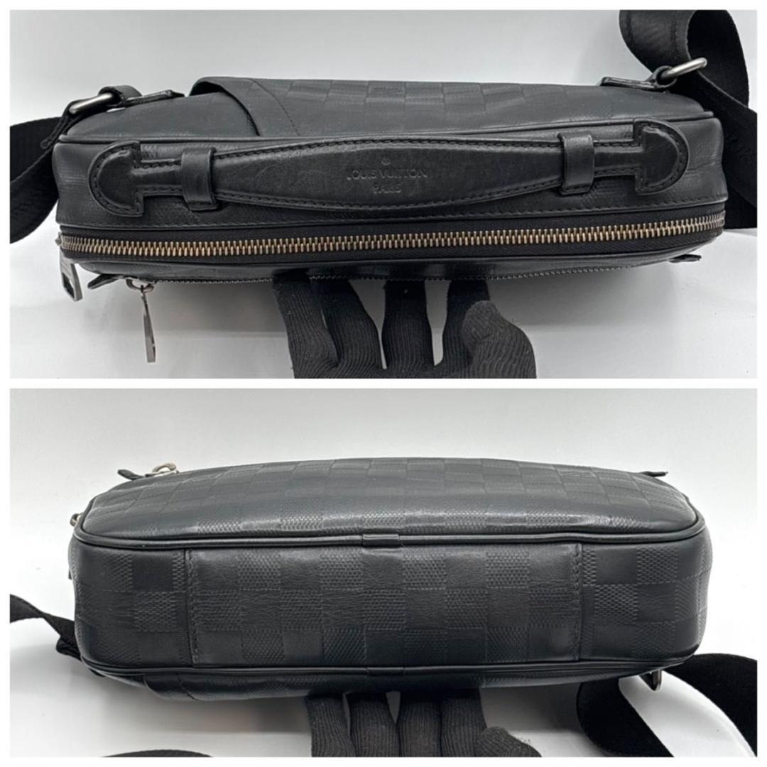 極美品 ルイヴィトン ダミエ アンフィニ アンブレール ボディバッグ 黒