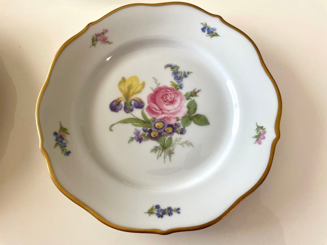 【値下げしました】リンドナー/ドイツ製、19cm中皿6枚《希少品》