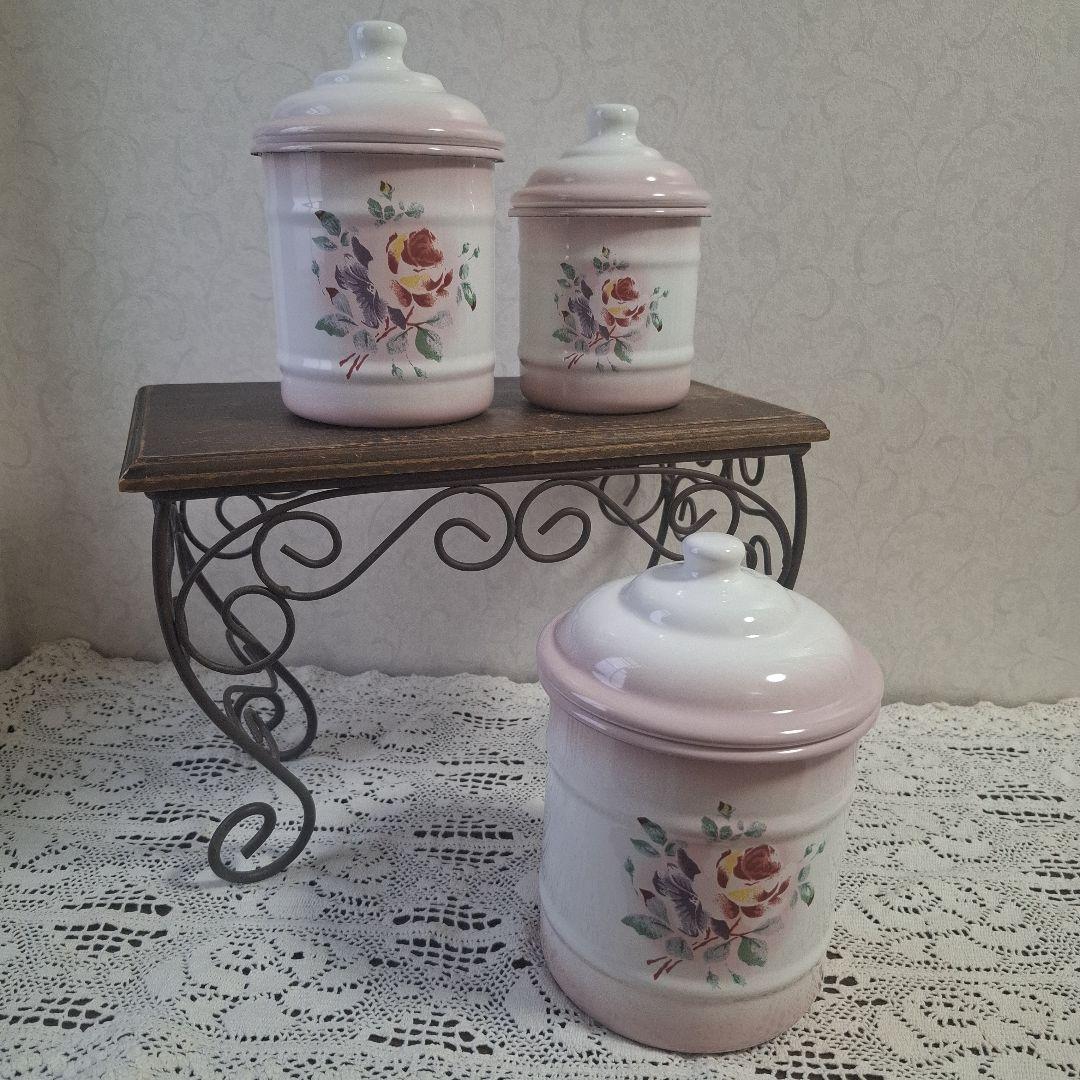 イマン　プリンセスローズ　ビードキャニスターL.M.Sサイズセット