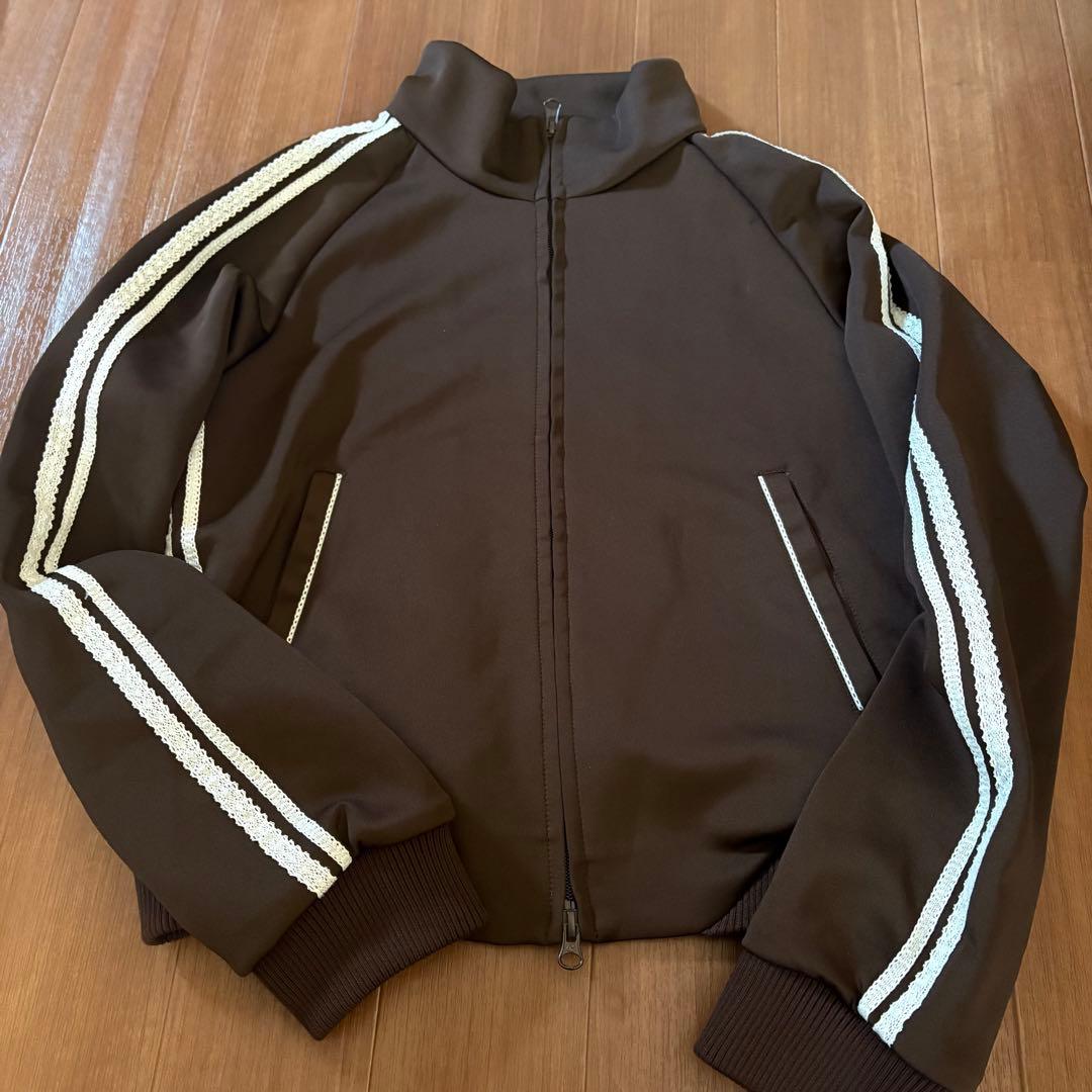 ウォーキング・ランニングウェア coyseio LACE TRACK JACKET brown