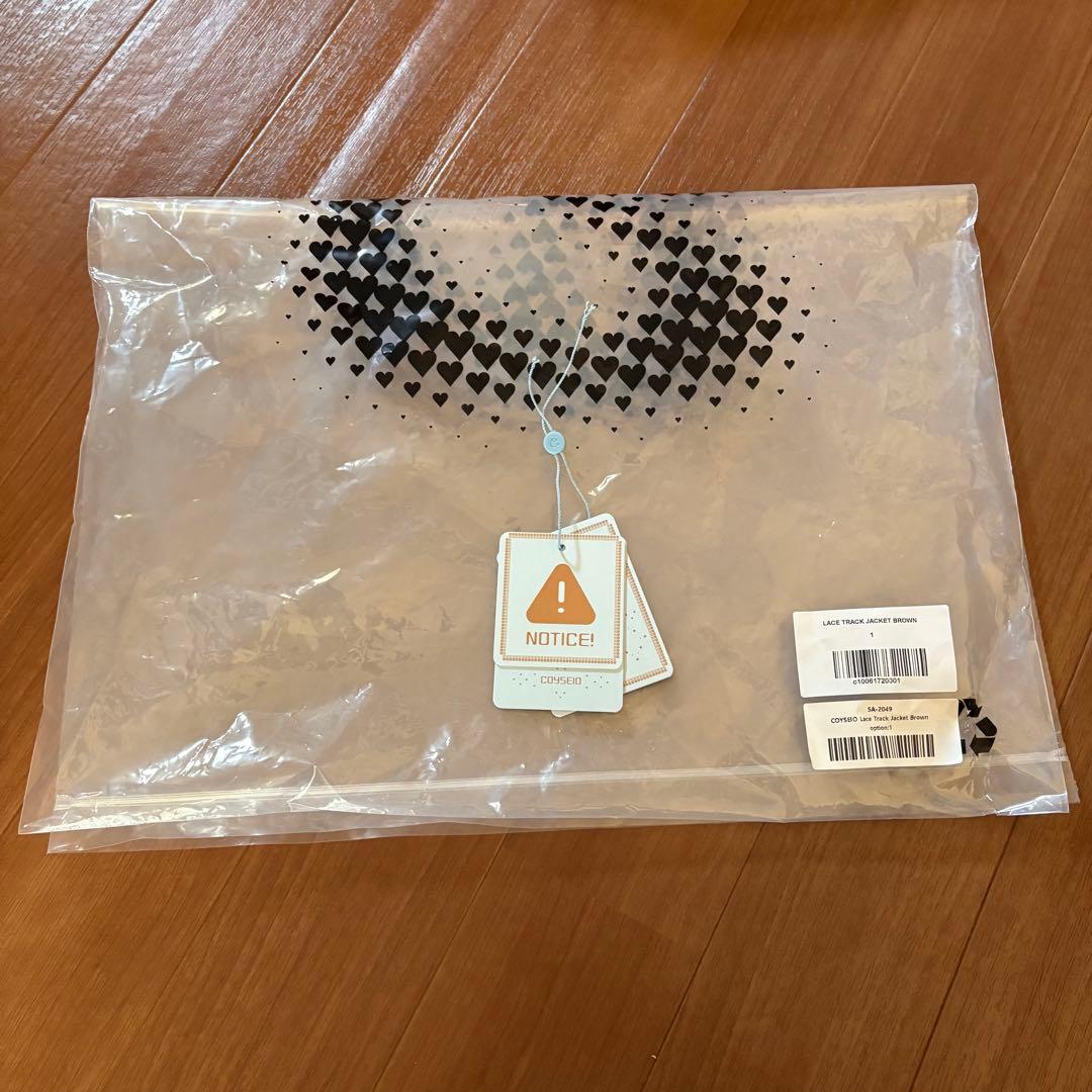 ウォーキング・ランニングウェア coyseio LACE TRACK JACKET brown