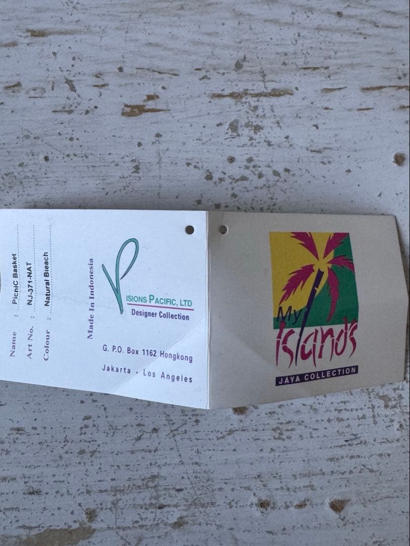 大きなふた付きオーバル型　ピクニックバスケット　ツートンカラー　モスグリーン