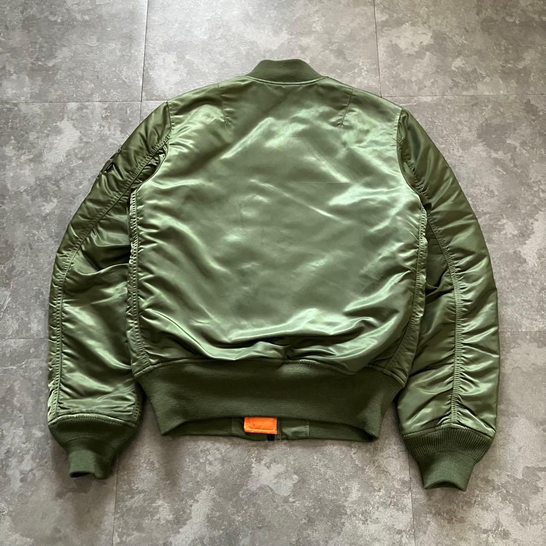 ALPHA MA-1 flight bomber jacket green 短丈