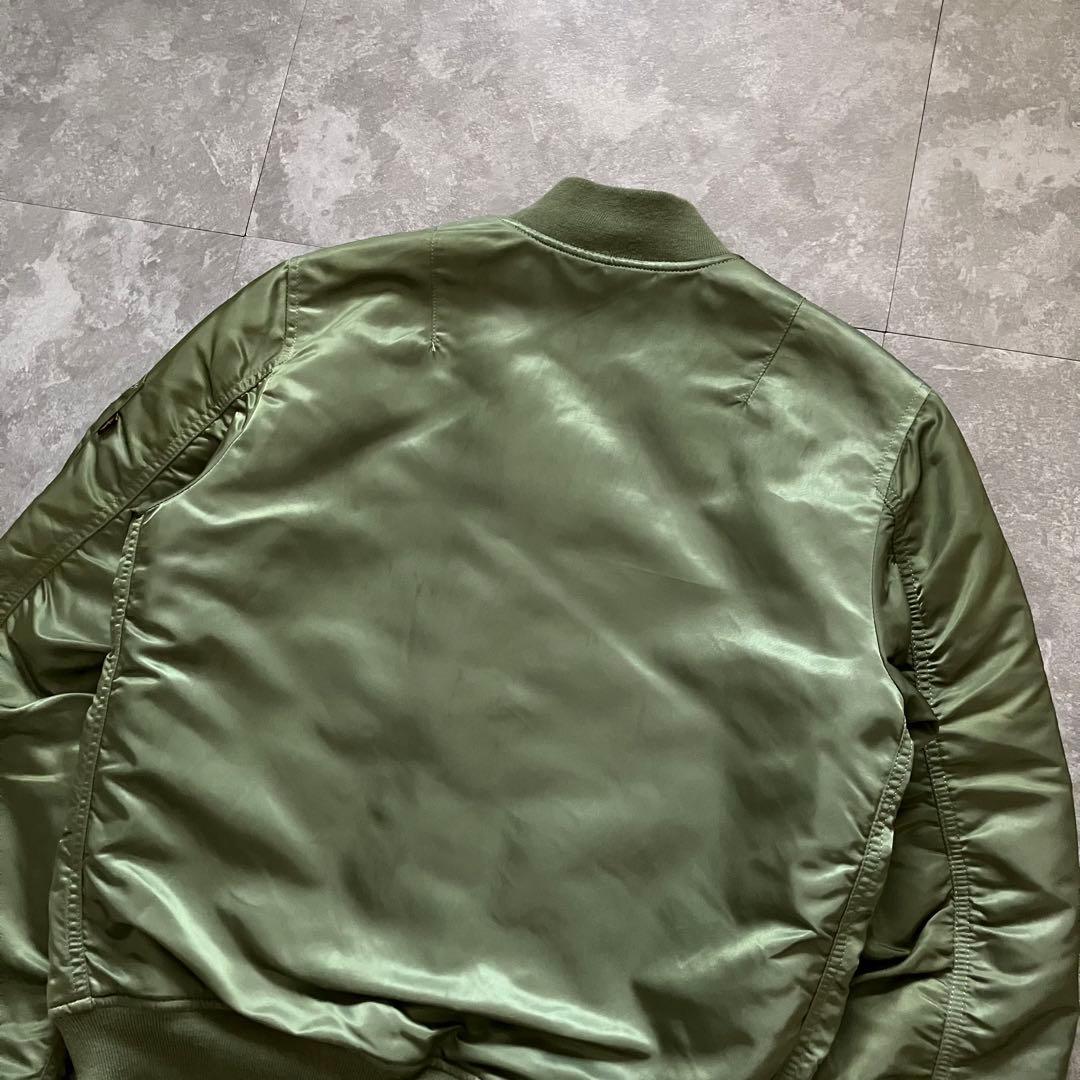 ALPHA MA-1 flight bomber jacket green 短丈