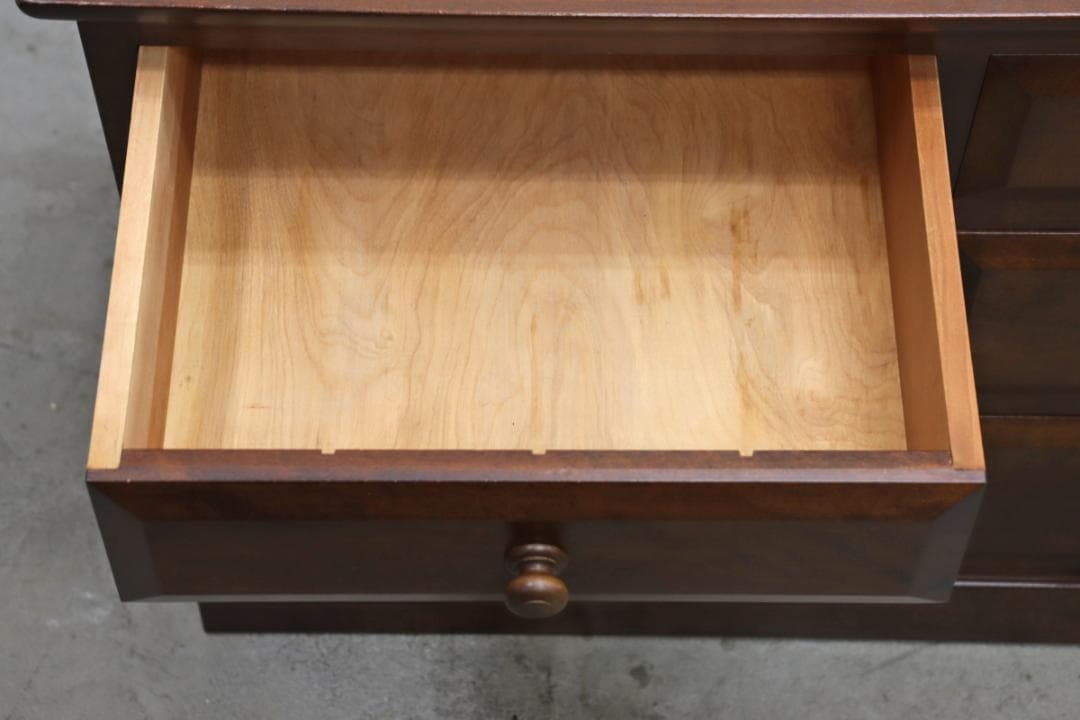 松本民芸家具 E-33型 ローチェスト ミズメザクラ無垢材 ローボード タンス