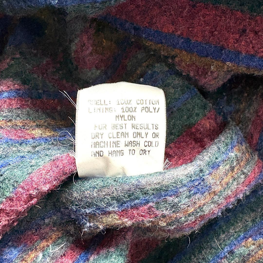 サウスウエストジャケット L ブラック ネイティブ柄 サンタフェジャケット