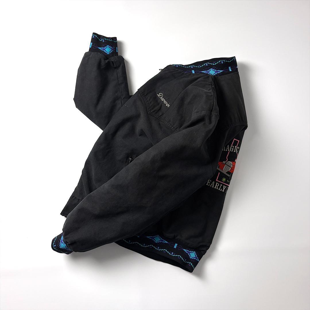 サウスウエストジャケット L ブラック ネイティブ柄 サンタフェジャケット