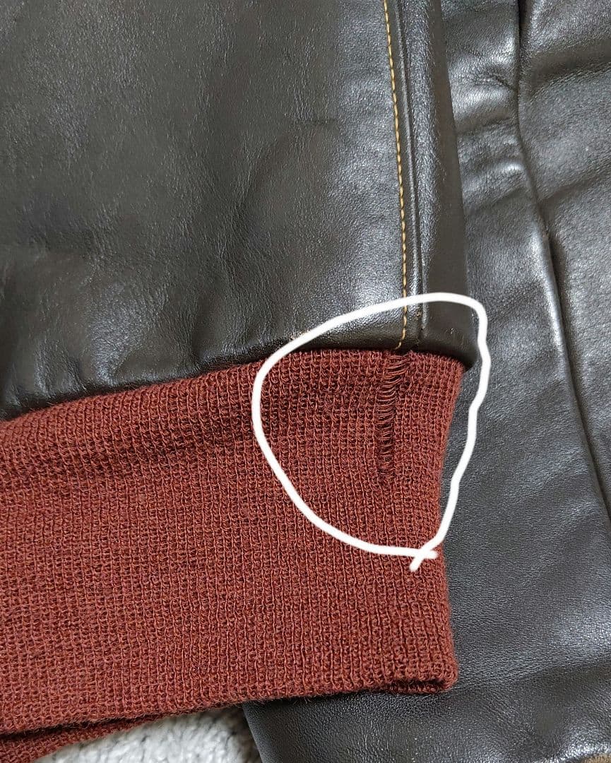 BuzzRickson's 赤リブ A-2ジャケット サイズ34