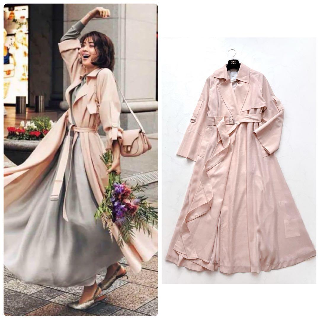 【ebure】新品未使用＊定価13万　トレンチコート　ライトコート　STORY