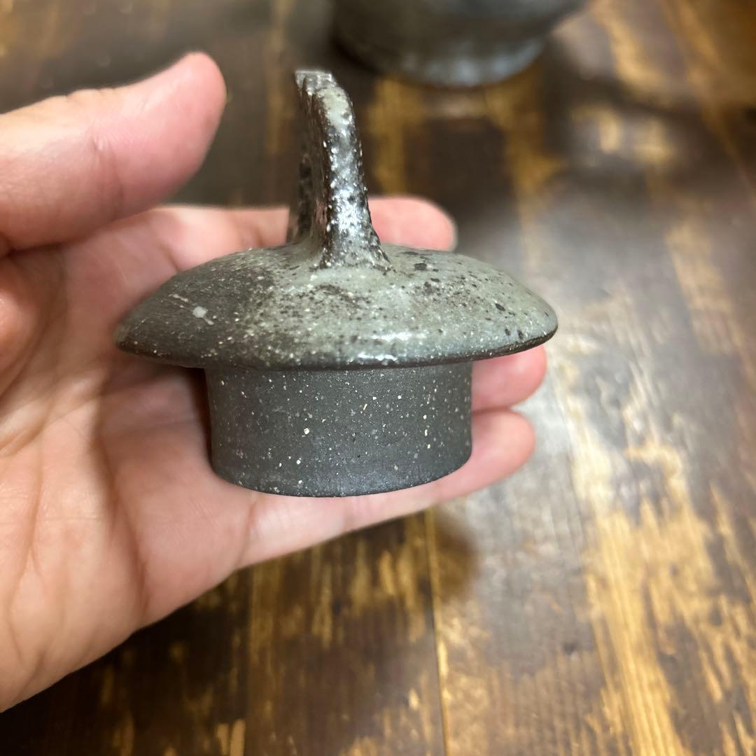 ゆ*き様 作家　陶芸作家　1点もの　ゴツゴツごっつい個性的なポット　急須　水差し