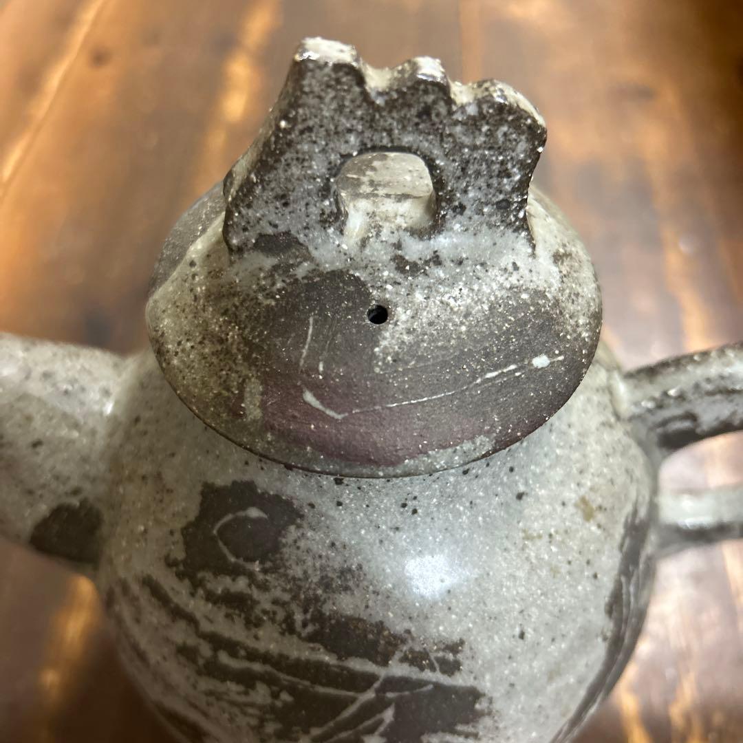 ゆ*き様 作家　陶芸作家　1点もの　ゴツゴツごっつい個性的なポット　急須　水差し