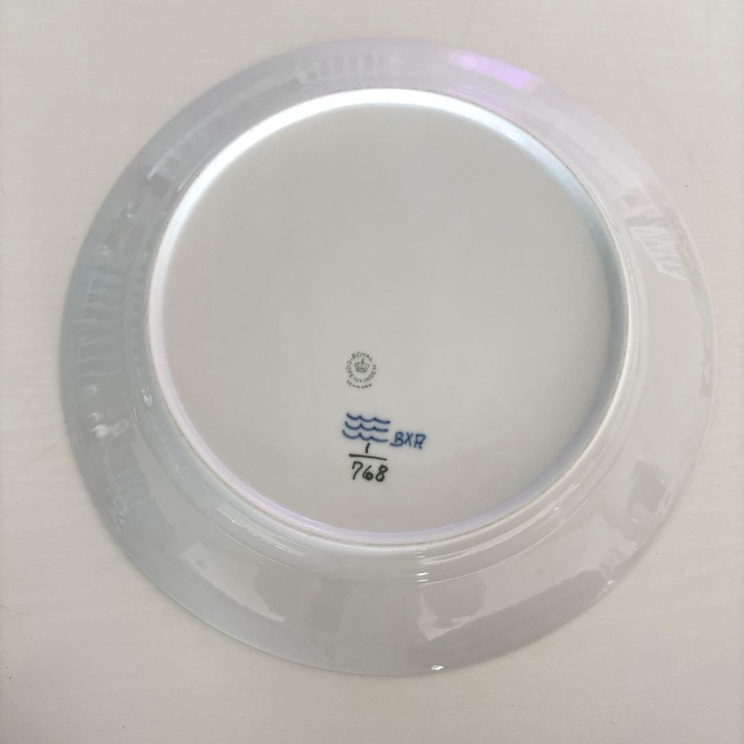 ロイヤルコペンハーゲン　ブルーフルーテッドハーフレースプレート　27cm 6枚