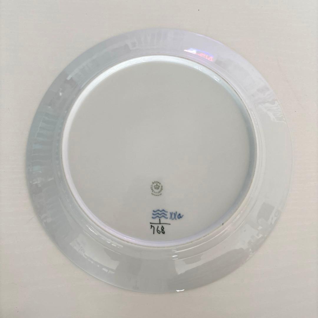 ロイヤルコペンハーゲン　ブルーフルーテッドハーフレースプレート　27cm 6枚