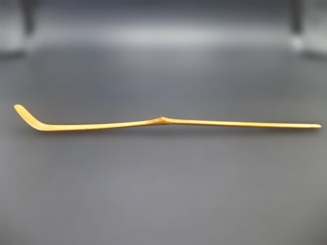 表千家十四代　而妙斎　自作茶杓／銘「摘草」／共箱共筒／駒沢利斎下削り／千家十職