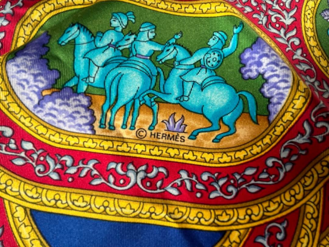 極美品✨エルメス HERMES カレ90 QALAMDAN タグ付