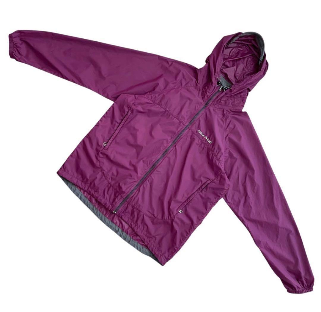 mont-bell L 紫 フード付き マウンテンパーカー 90s モンベル