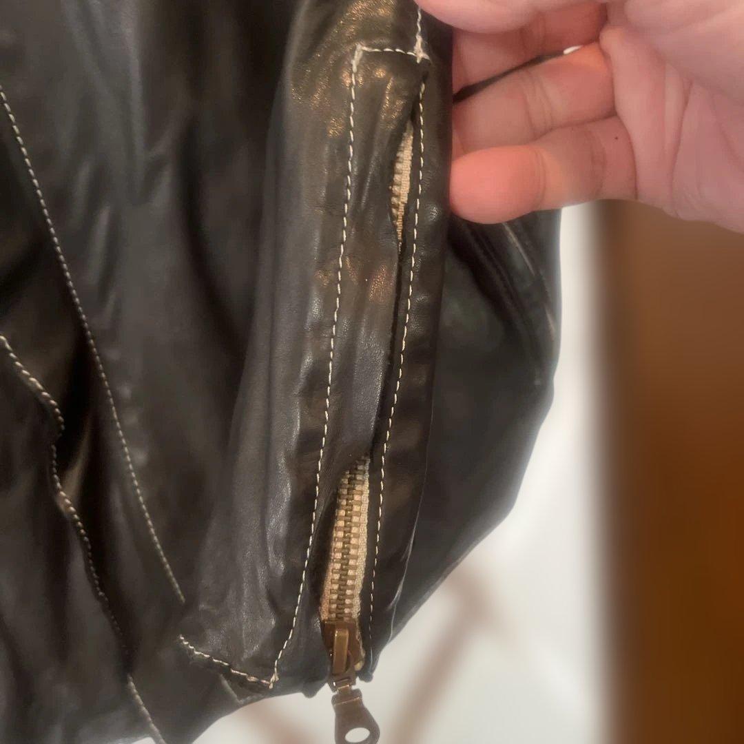 sisii ブラックレザージャケット