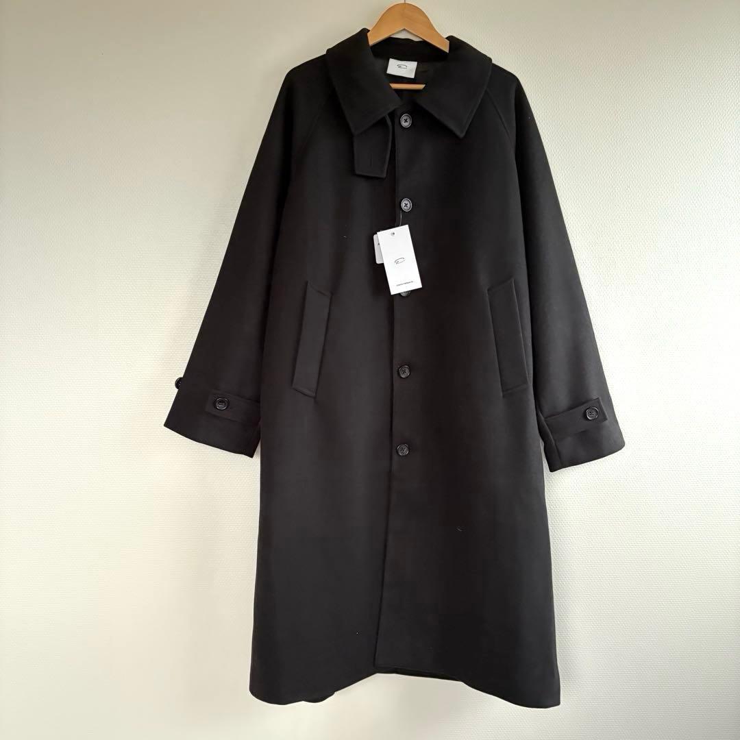 【新品】オーバーサイズ　ステンカラーコート　EMMA CLOTHES 大きめ　L