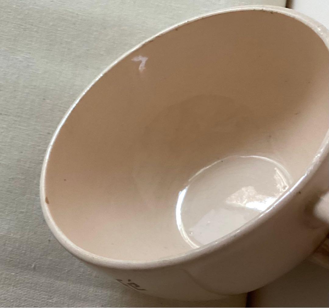 ディゴワン-サルグミンヌ　パウダーピンクのカップ3客　28