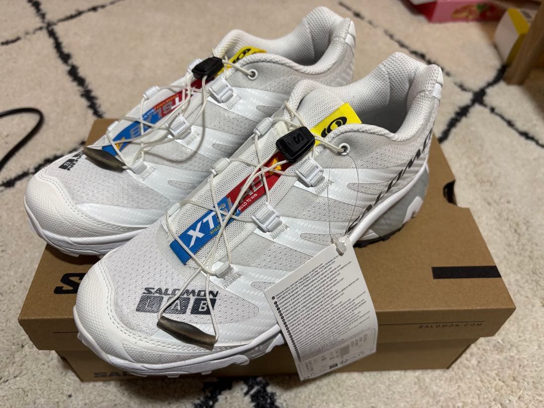 SALOMON XT-4 OG ホワイト スニーカー　24.5cm