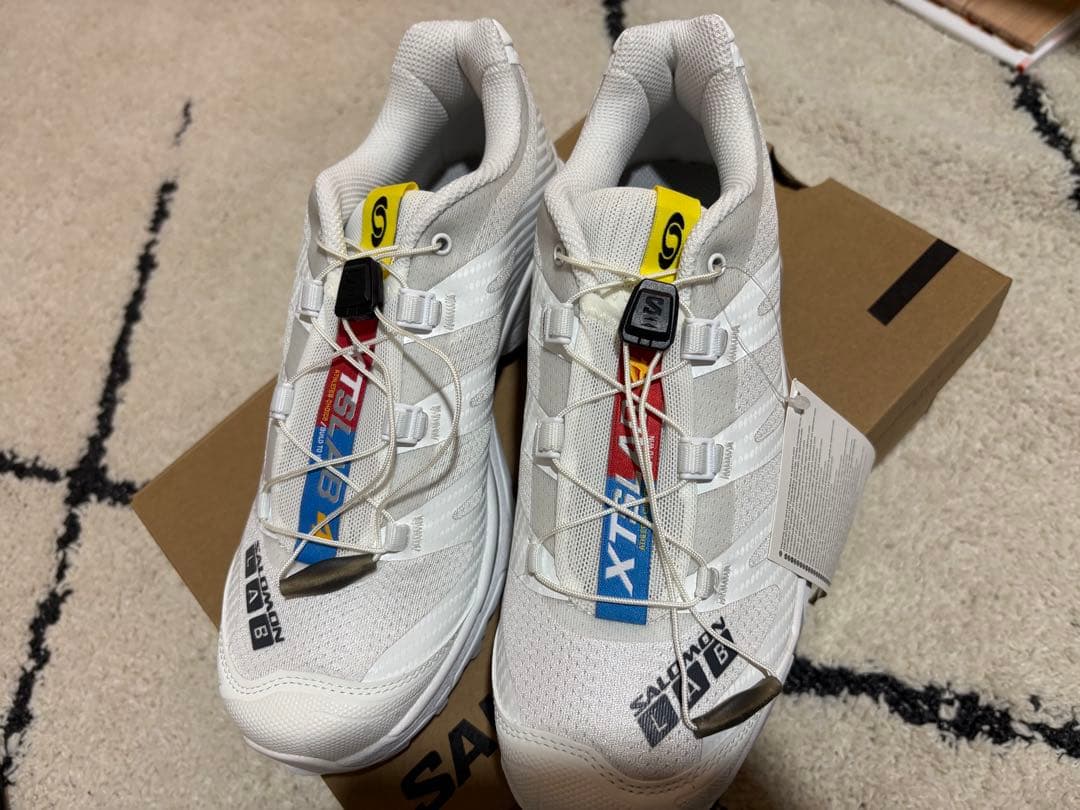 SALOMON XT-4 OG ホワイト スニーカー　24.5cm