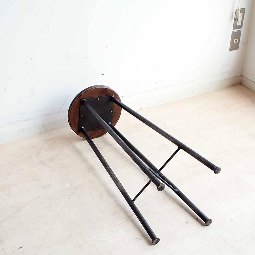 鉄脚のハイスツール 高さ82cm カウンターチェア ZR24405