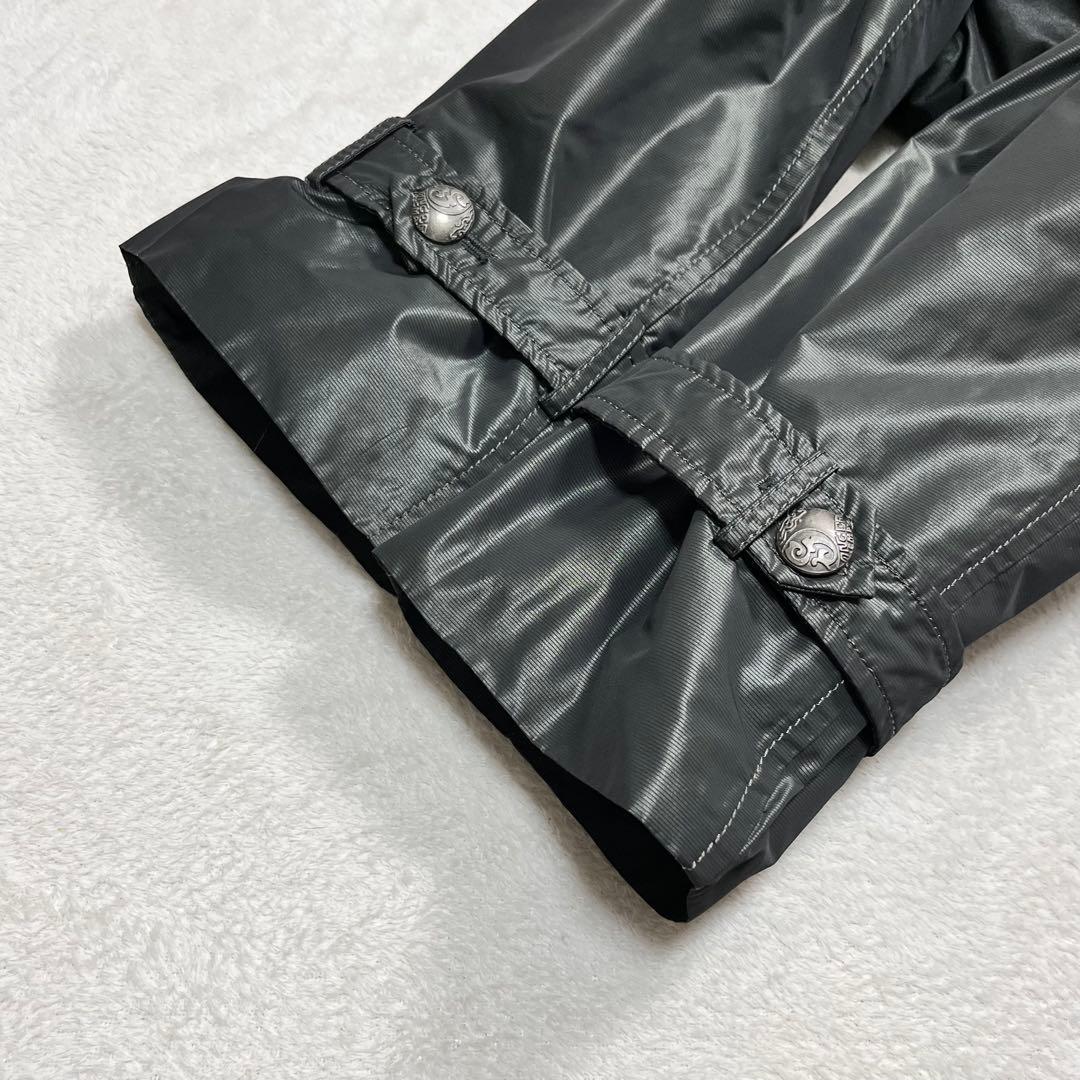 ミンク×レッキスファー トレンチコート メタル釦 ベルト ライナー脱着可