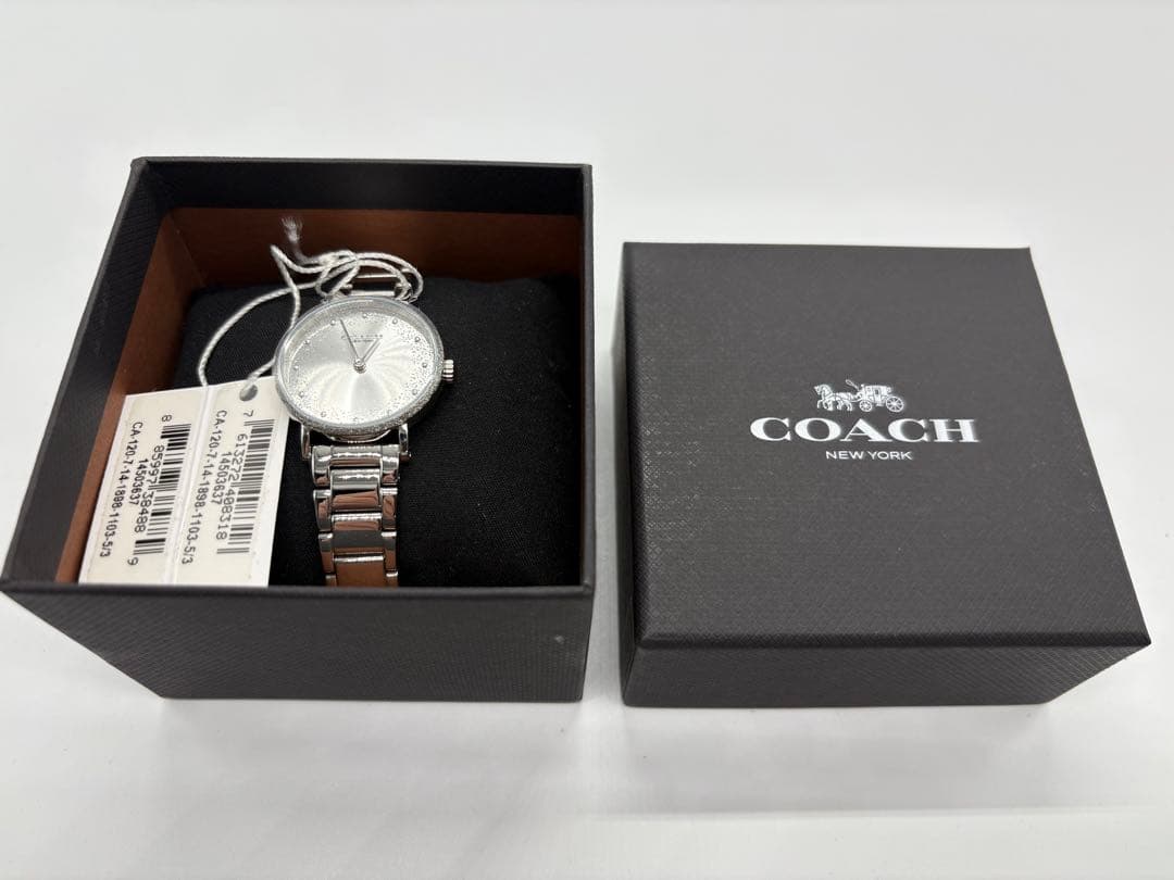 未使用 COACH コーチ レディース腕時計 シルバー 14503637