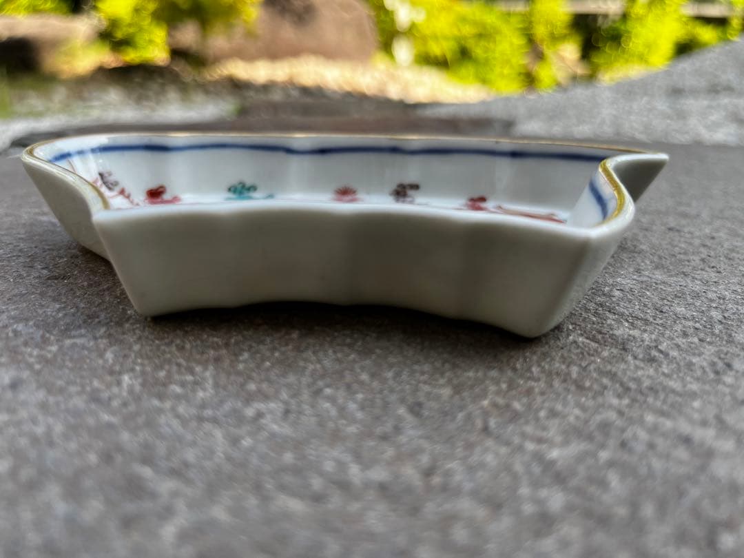 希少　有田焼　小皿　3皿　金縁　金彩　アンティーク