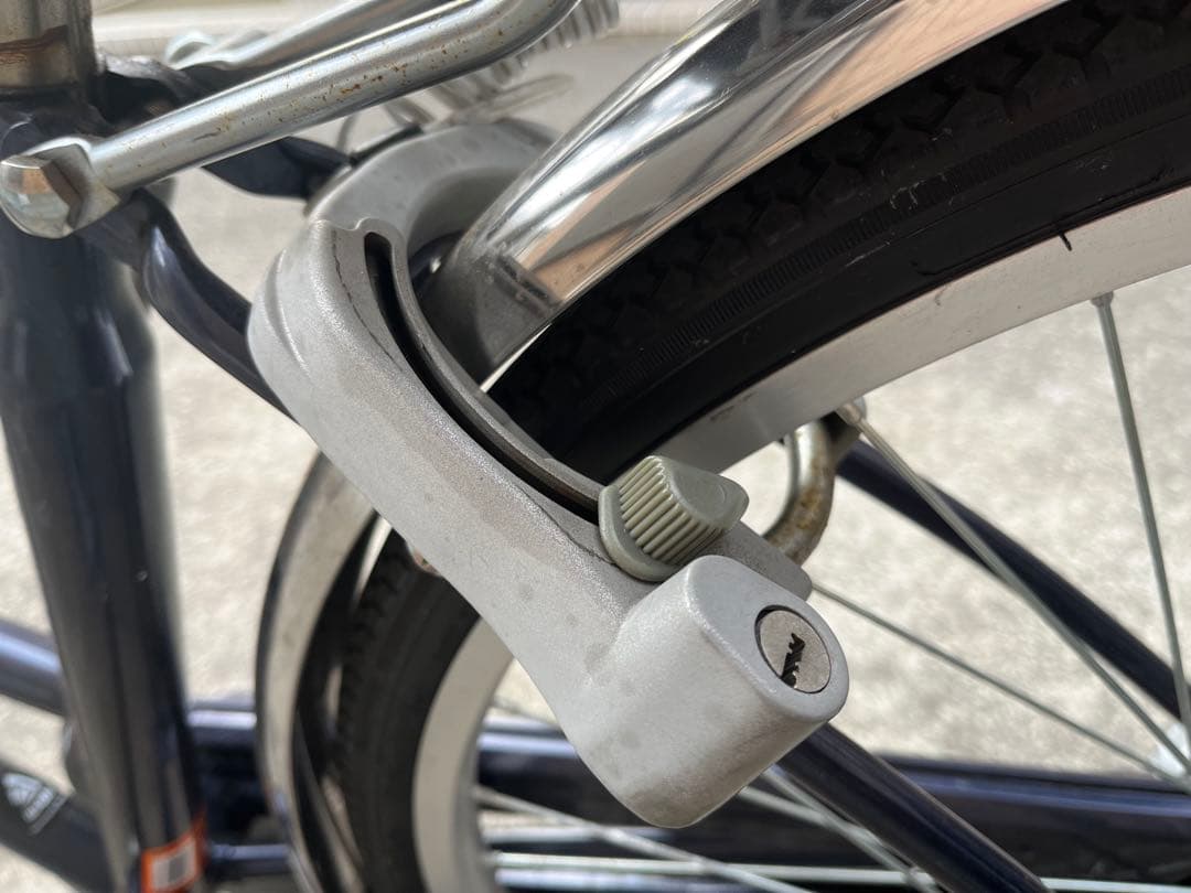 あさひ シティサイクル 前カゴ付／自動点灯ライト・防犯ワイヤー付【国分寺 引取】