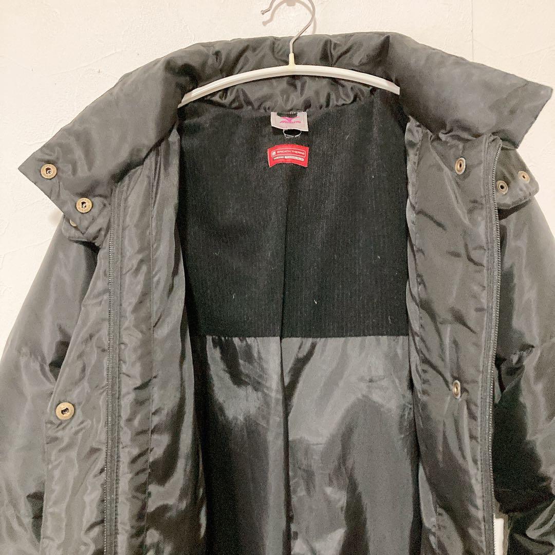 美品　ミズノ　ベンチコート　ダウンコート　L 黒　ブラック　スポーツ観戦