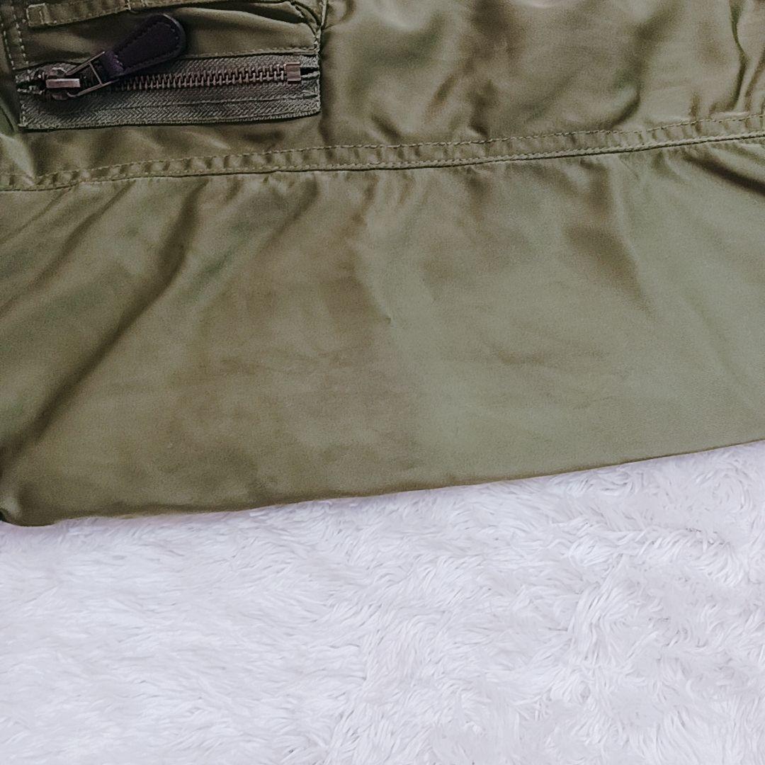 AZUL by moussy N-2B フライトジャケット 短丈 ファー フード