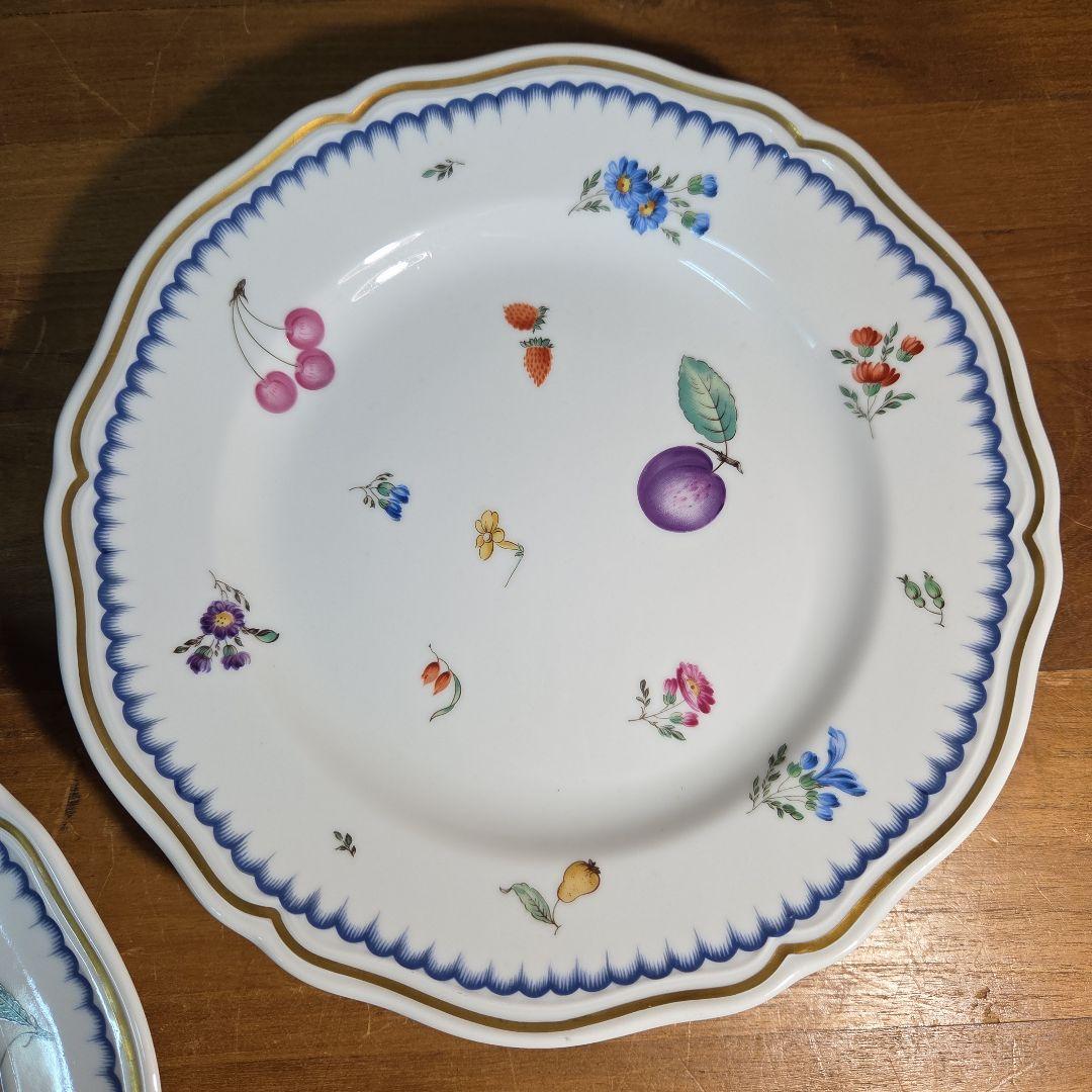 希少/廃盤！リチャードジノリ イタリアンフルーツ プレート2点（浅・深）