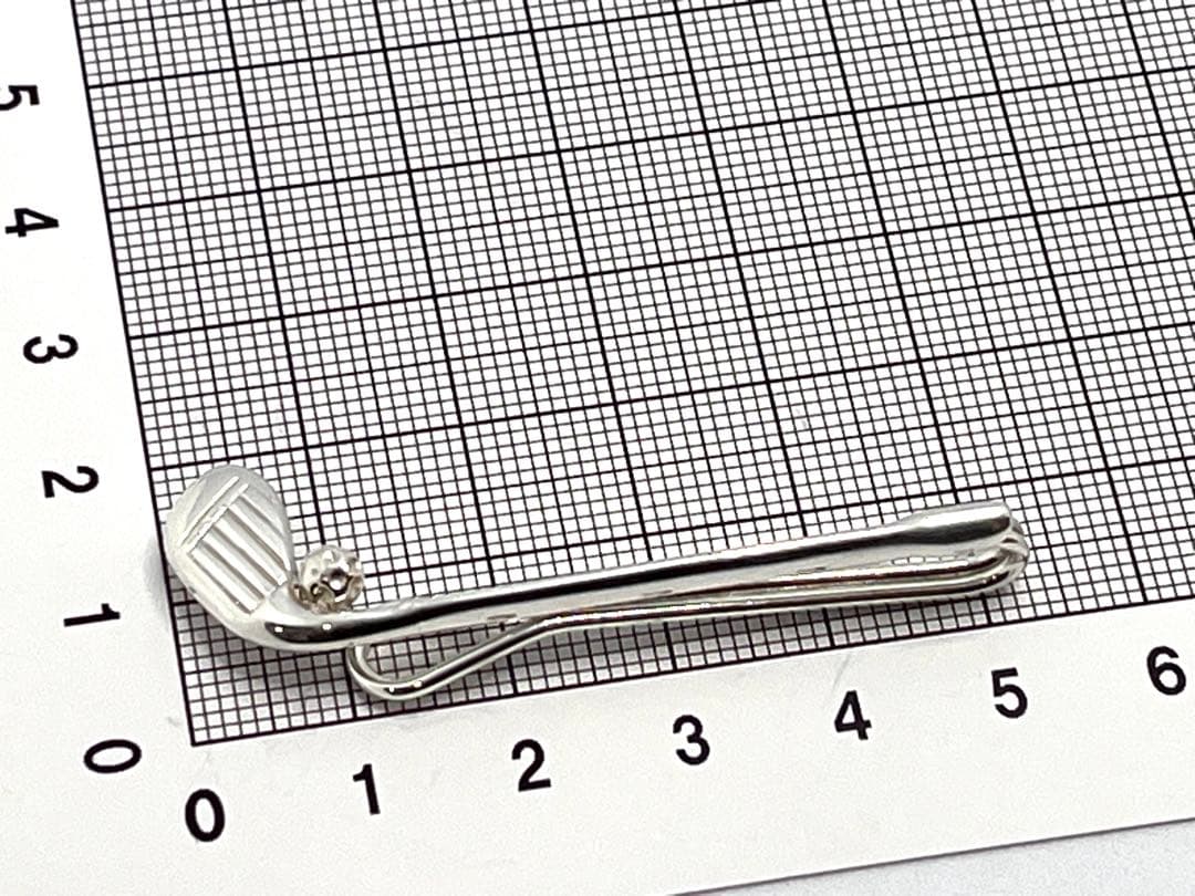 c743 美品　ティファニー　ゴルフクラブ　マネークリップ　ネクタイピン　925