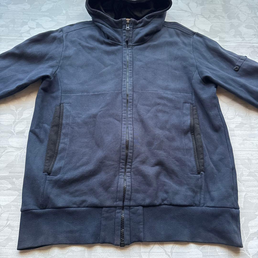ストーンアイランド STONE  フルジップパーカー XL ネイビー
