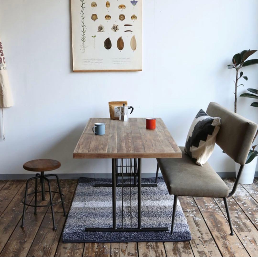 クラッシュゲート　ノットアンティークス　グリット　ダイニングテーブル　パイン古材