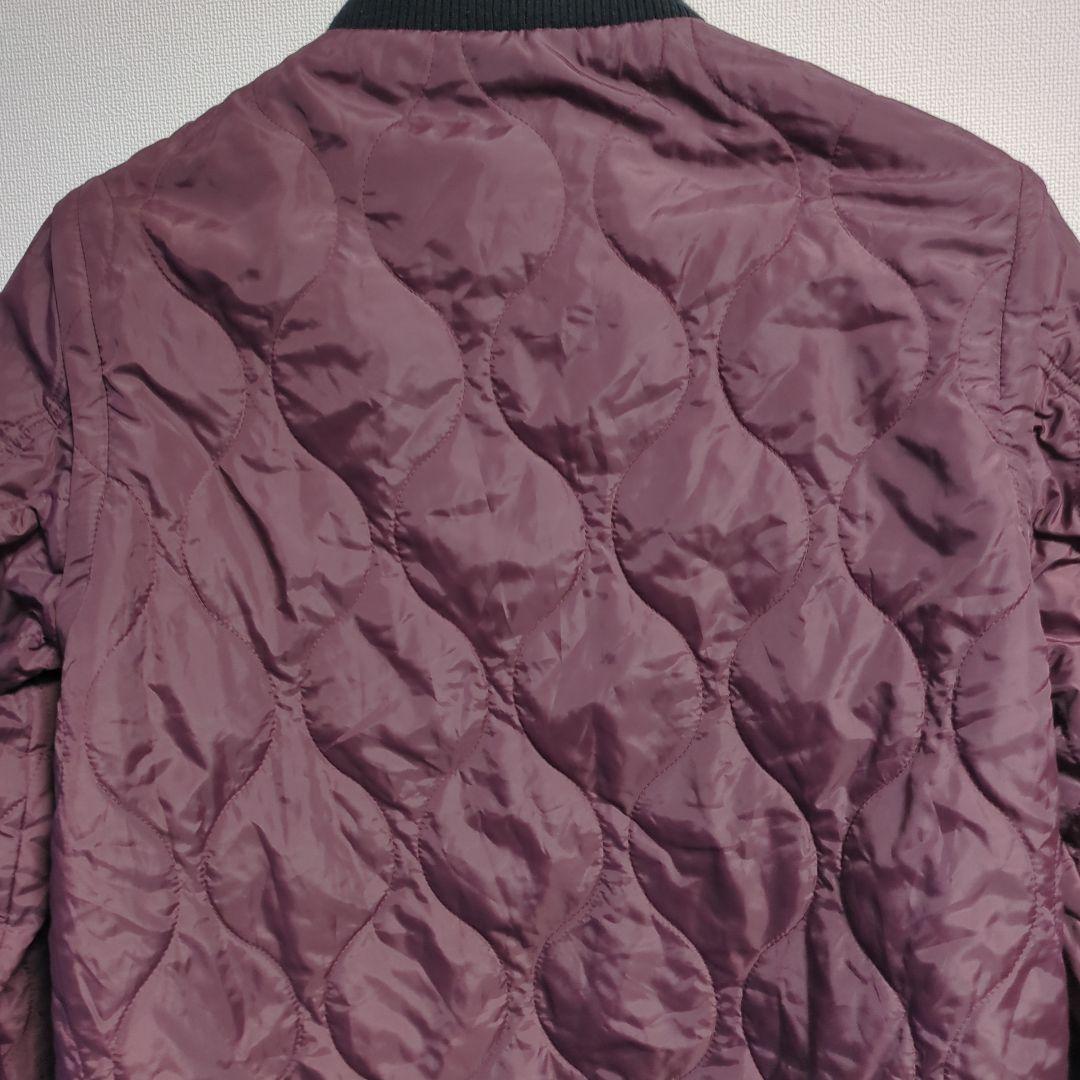 フレッドペリー 中綿ブルゾン リバーシブル 月桂樹 ロゴ チェック柄 L