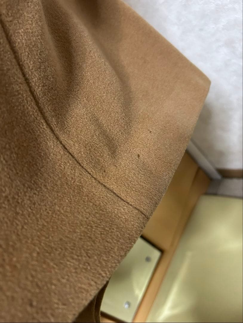 マックスマーラ　ロングコート　ピュアウール　訳あり　中古　虫食い