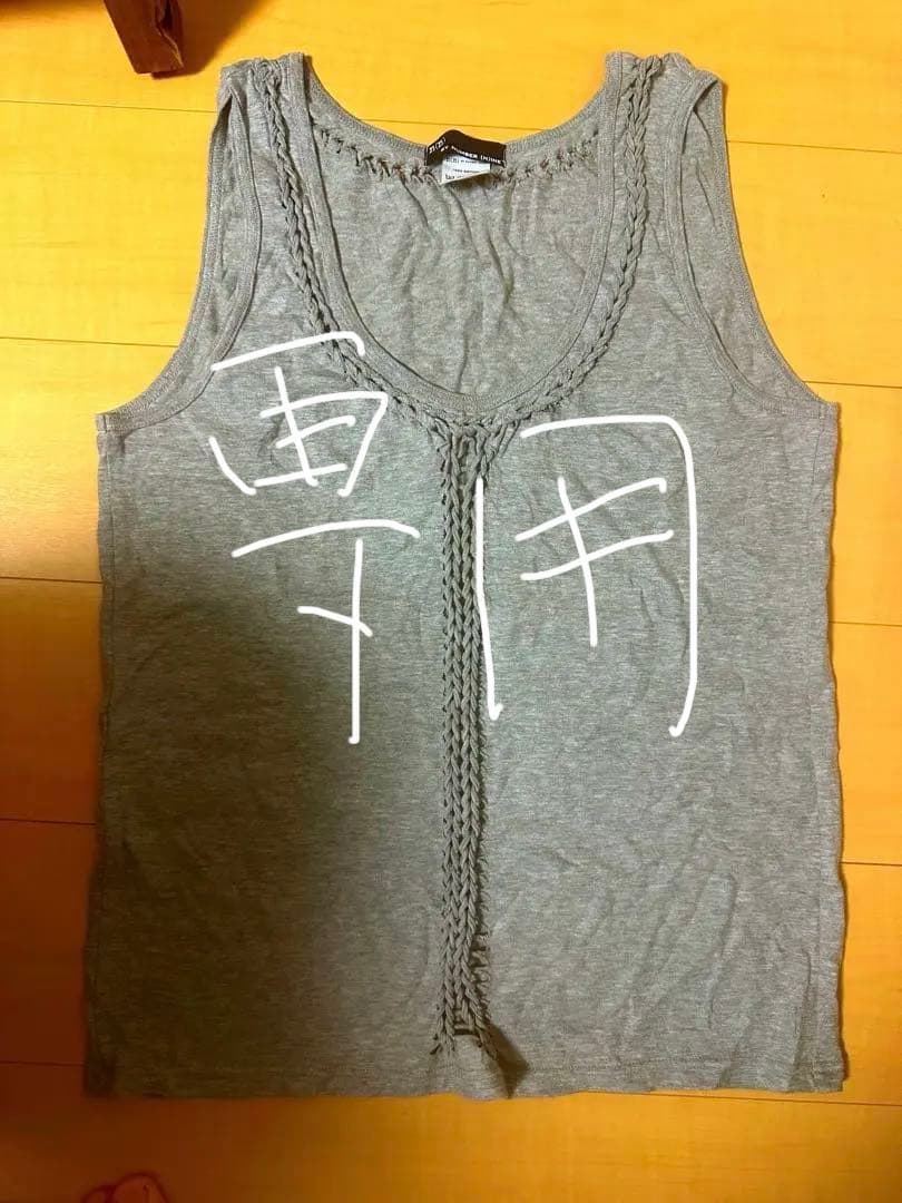 美品 Number Nine ナンバーナイン 編み込み タンクトップ 3