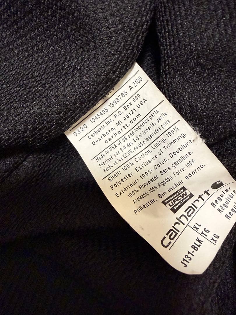 carhartt アクティブジャケット USA製 XLサイズ カーハート