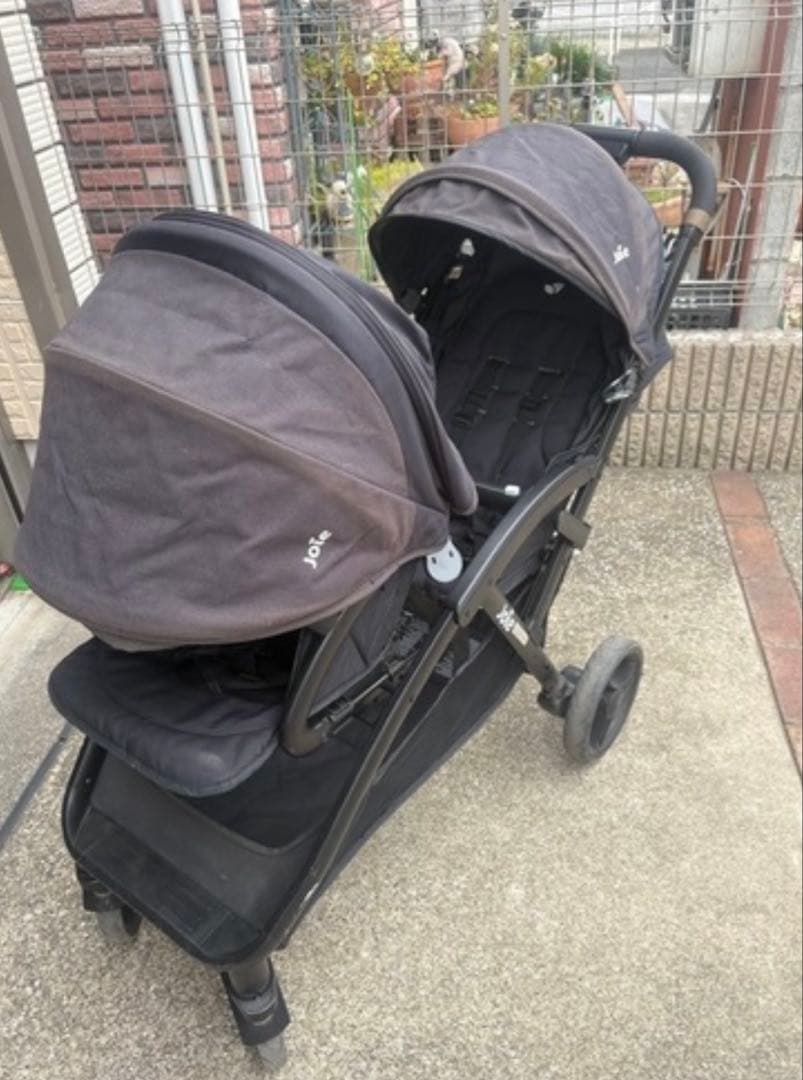 joie 二人乗り　ベビーカー リクライニング機能付き