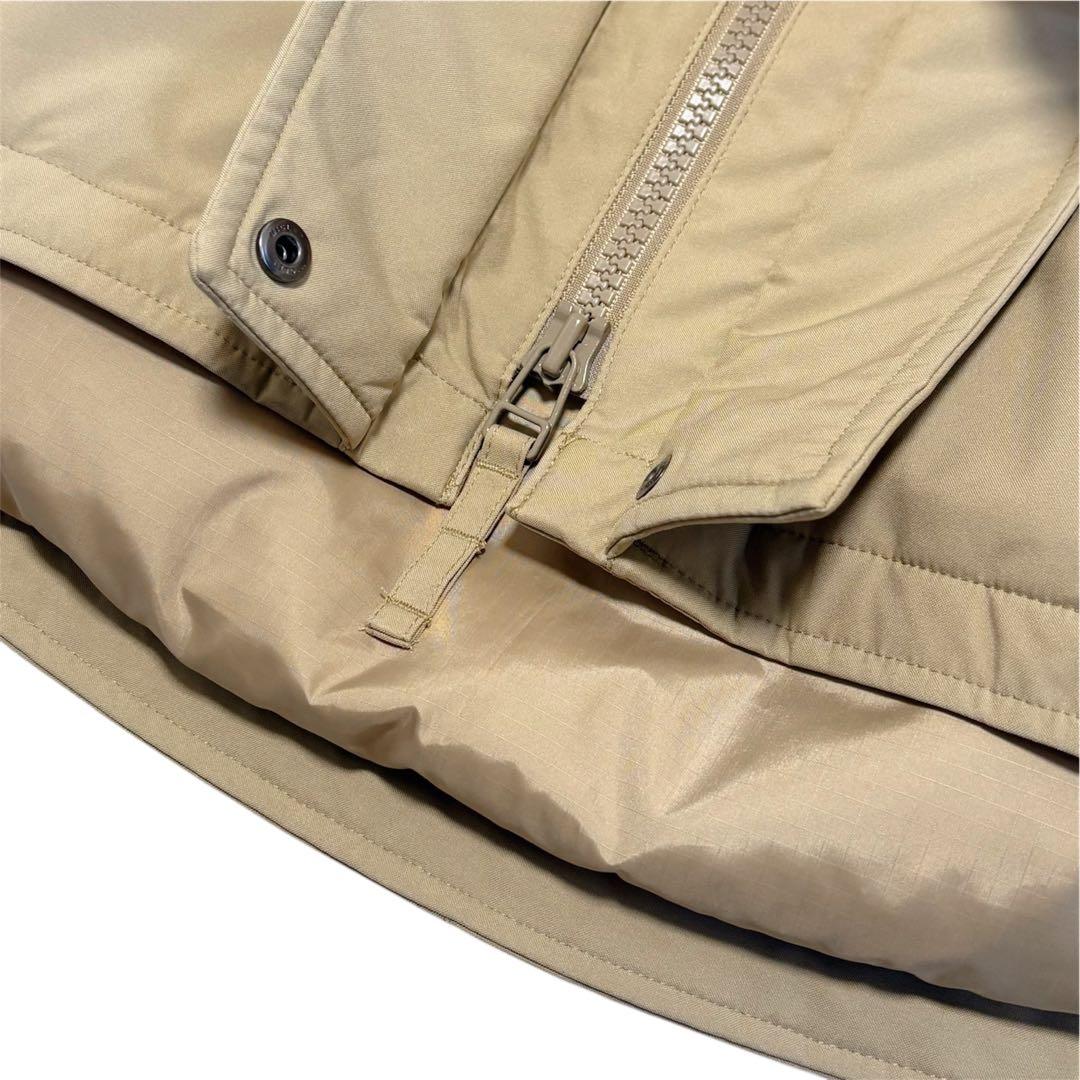 美品　スピックアンドスパン　24AW　撥水フーデッドダウンハーフコート　36