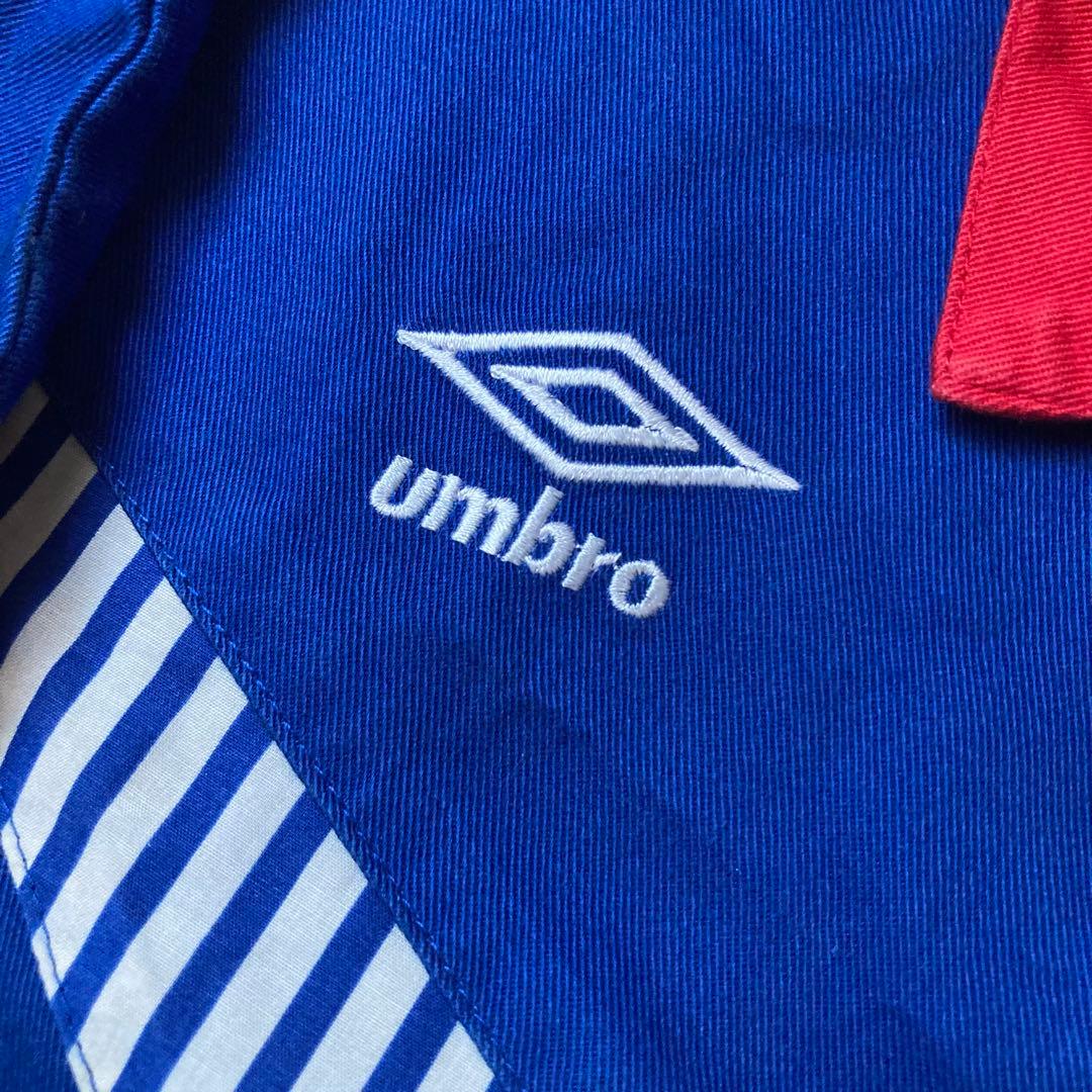 90s UMBRO 希少イギリス代表ラガーシャツ 刺繍 ヴィンテージ ラグビー