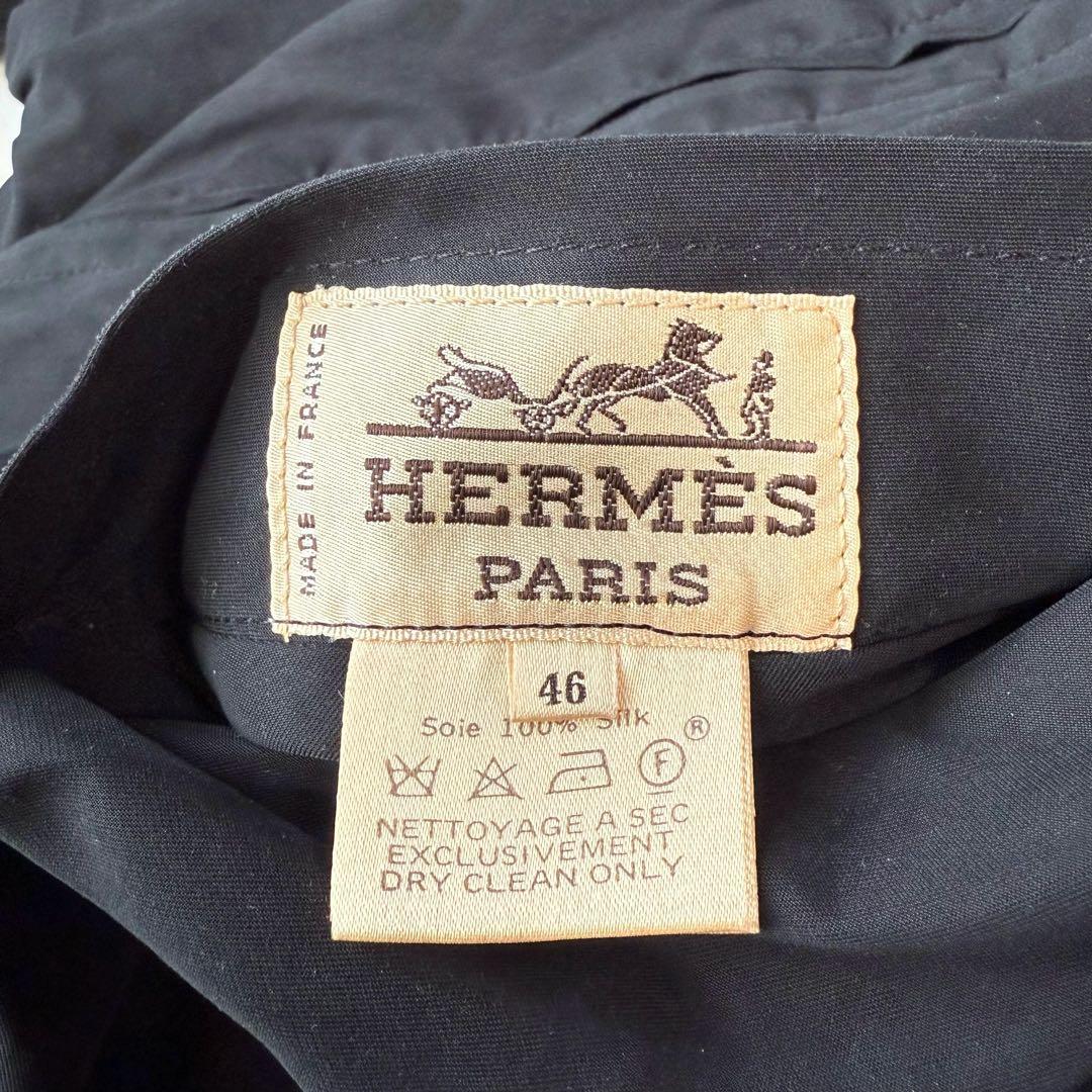 HERMES Kachinas バンダナ 総柄 シルク ボンバー ブルゾン