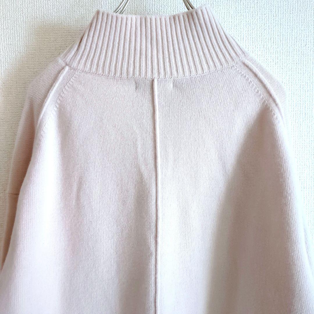 新品タグ付♥ジャスグリッティー◆ウールカシミヤタートルスリットプルオーバー