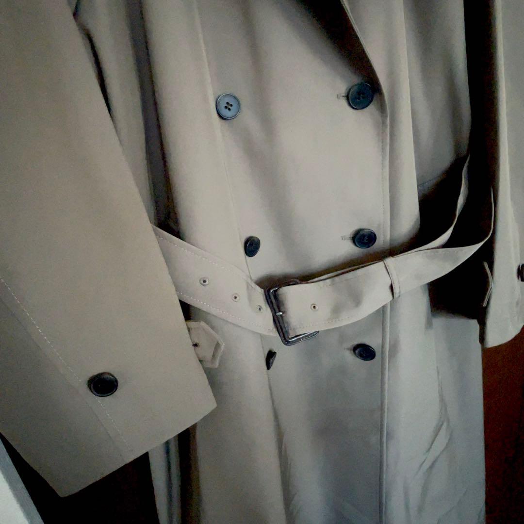 【美品】ユニクロトレンチコートリラックスフィット　カーキ XL